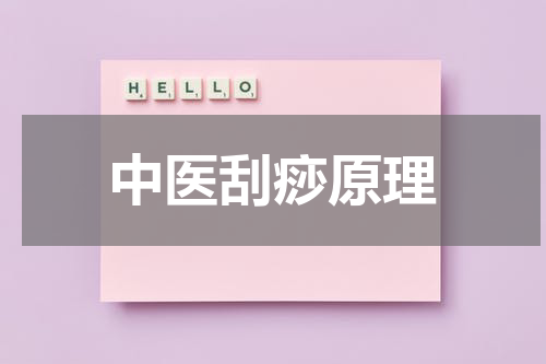 中医刮痧原理