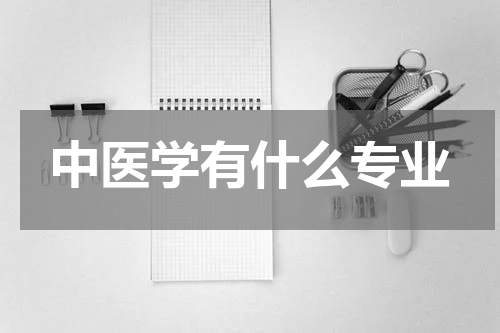 中医学有什么专业