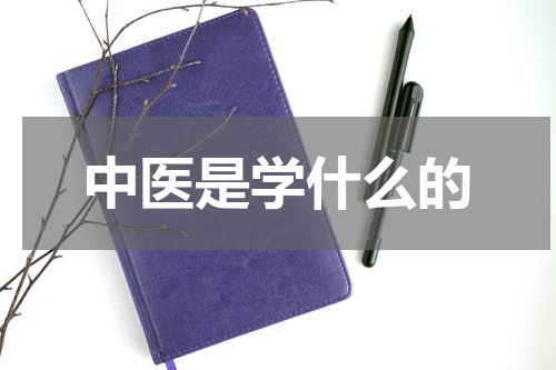 中医是学什么的
