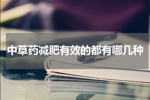 中草药减肥有效的都有哪几种