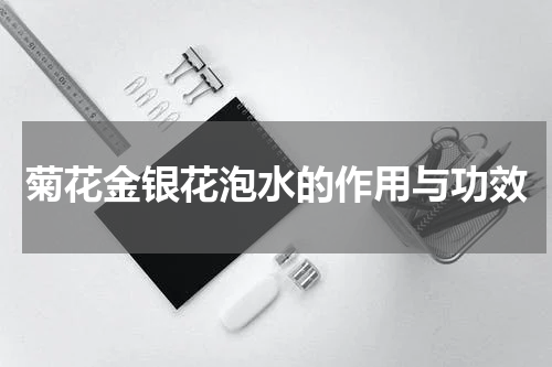 菊花金银花泡水的作用与功效