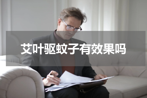 艾叶驱蚊子有效果吗