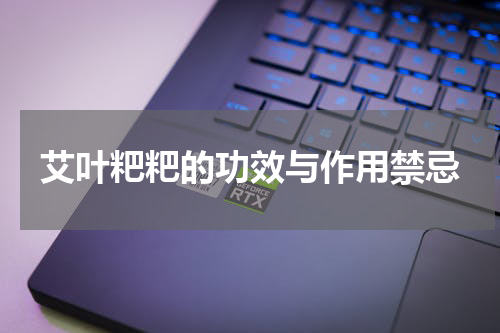 艾叶粑粑的功效与作用禁忌