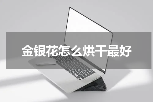 金银花怎么烘干最好