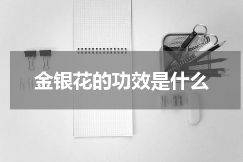 金银花的功效是什么