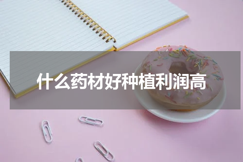 什么药材好种植利润高