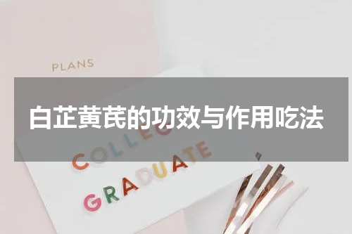 白芷黄芪的功效与作用吃法
