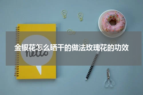 金银花怎么晒干的做法玫瑰花的功效