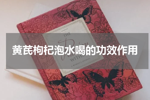 黄芪枸杞泡水喝的功效作用