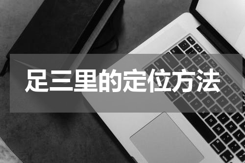 足三里的定位方法