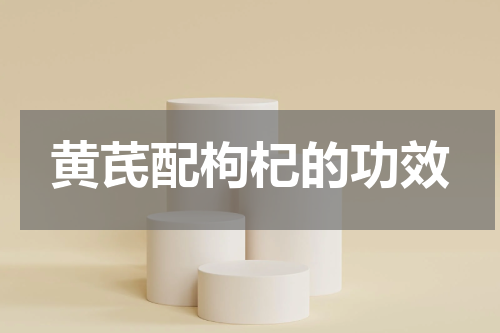 黄芪配枸杞的功效