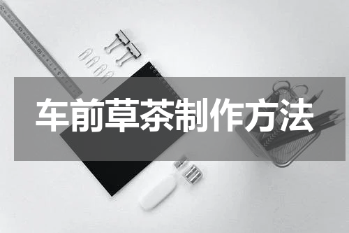 车前草茶制作方法