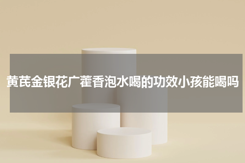 黄芪金银花广藿香泡水喝的功效小孩能喝吗