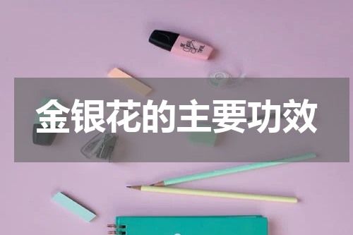金银花的主要功效