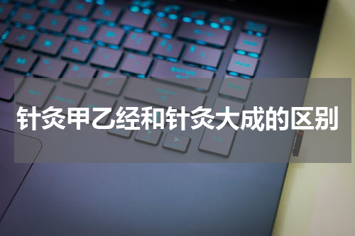 针灸甲乙经和针灸大成的区别