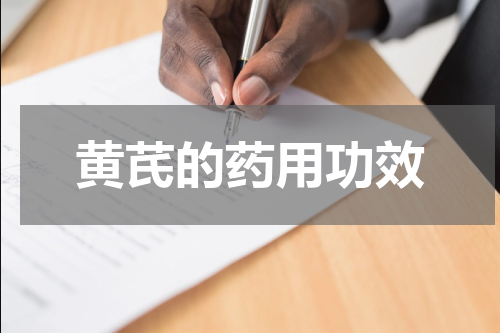 黄芪的药用功效