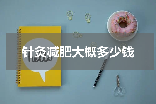 针灸减肥大概多少钱
