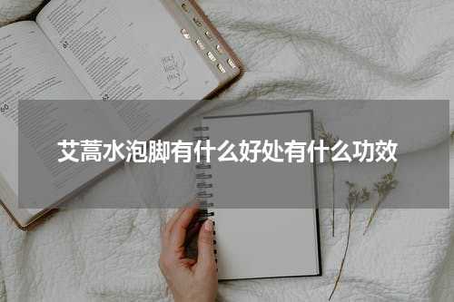 艾蒿水泡脚有什么好处有什么功效