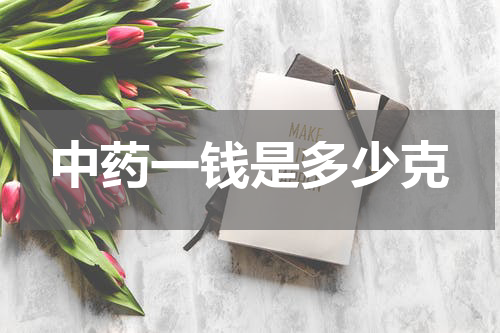 中药一钱是多少克