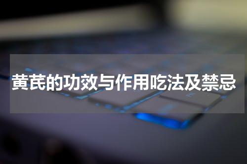 黄芪的功效与作用吃法及禁忌