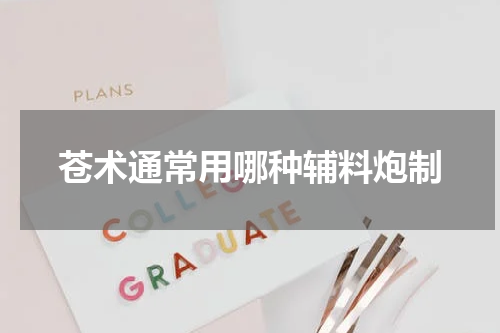 苍术通常用哪种辅料炮制
