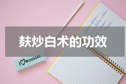 麸炒白术的功效