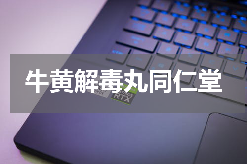 牛黄解毒丸同仁堂