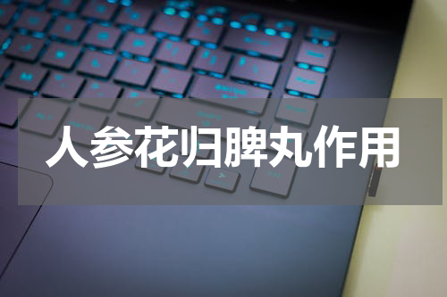 人参花归脾丸作用