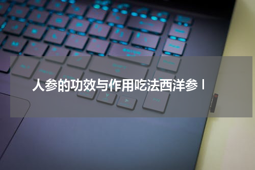 人参的功效与作用吃法西洋参 l