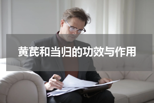 黄芪和当归的功效与作用