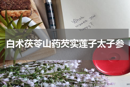 白术茯苓山药芡实莲子太子参