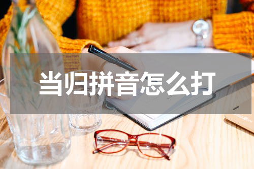 当归拼音怎么打