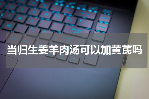 当归生姜羊肉汤可以加黄芪吗