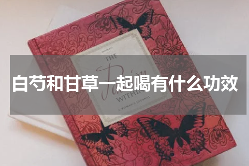 白芍和甘草一起喝有什么功效