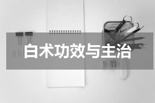 白术功效与主治