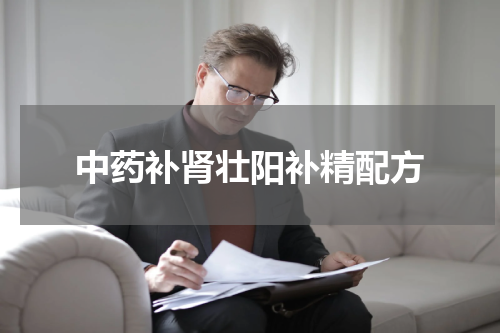 中药补肾壮阳补精配方