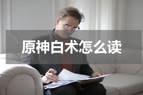 原神白术怎么读