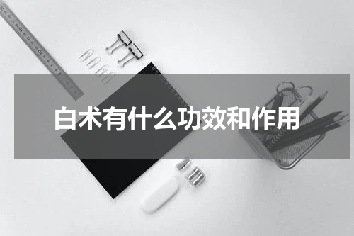 白术有什么功效和作用