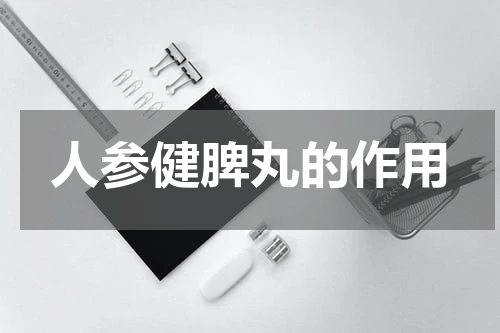 人参健脾丸的作用
