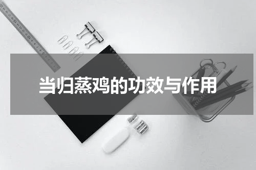 当归蒸鸡的功效与作用