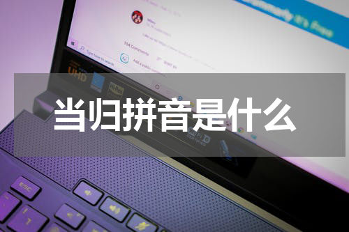 当归拼音是什么