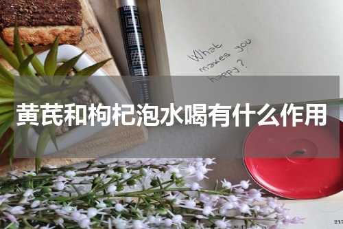 黄芪和枸杞泡水喝有什么作用