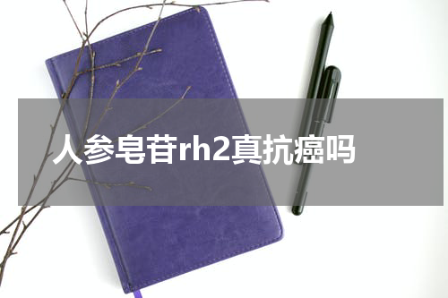 人参皂苷rh2真抗癌吗