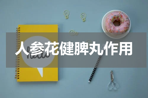 人参花健脾丸作用