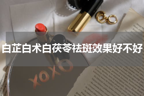 白芷白术白茯苓祛斑效果好不好