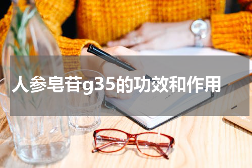 人参皂苷g35的功效和作用