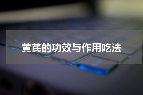 黄芪的功效与作用吃法