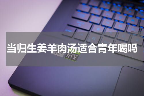 当归生姜羊肉汤适合青年喝吗