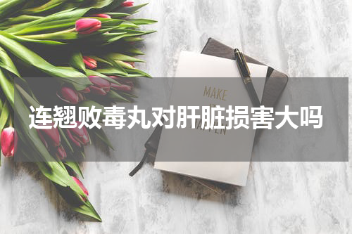 连翘败毒丸对肝脏损害大吗