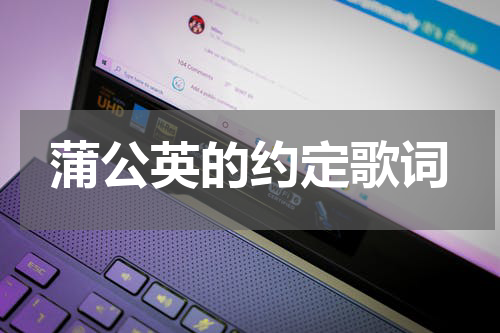 蒲公英的约定歌词